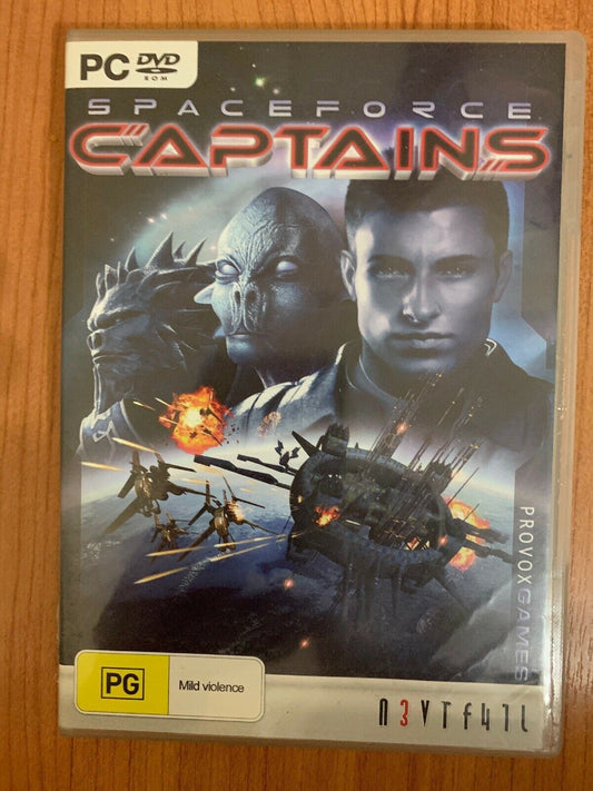 Spaceforce Captains  PC DVD GAME With Manual (Complete) Strategy Game