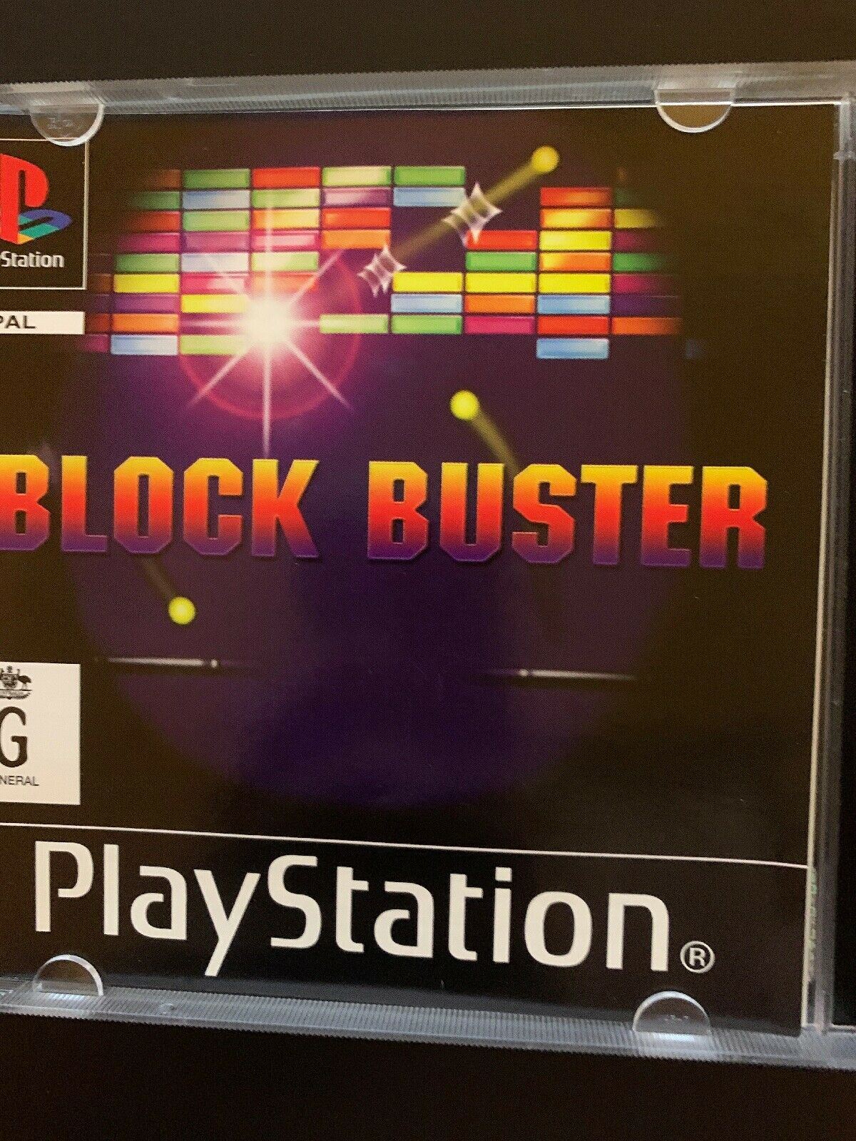 Block Buster PS1 Game With Manual