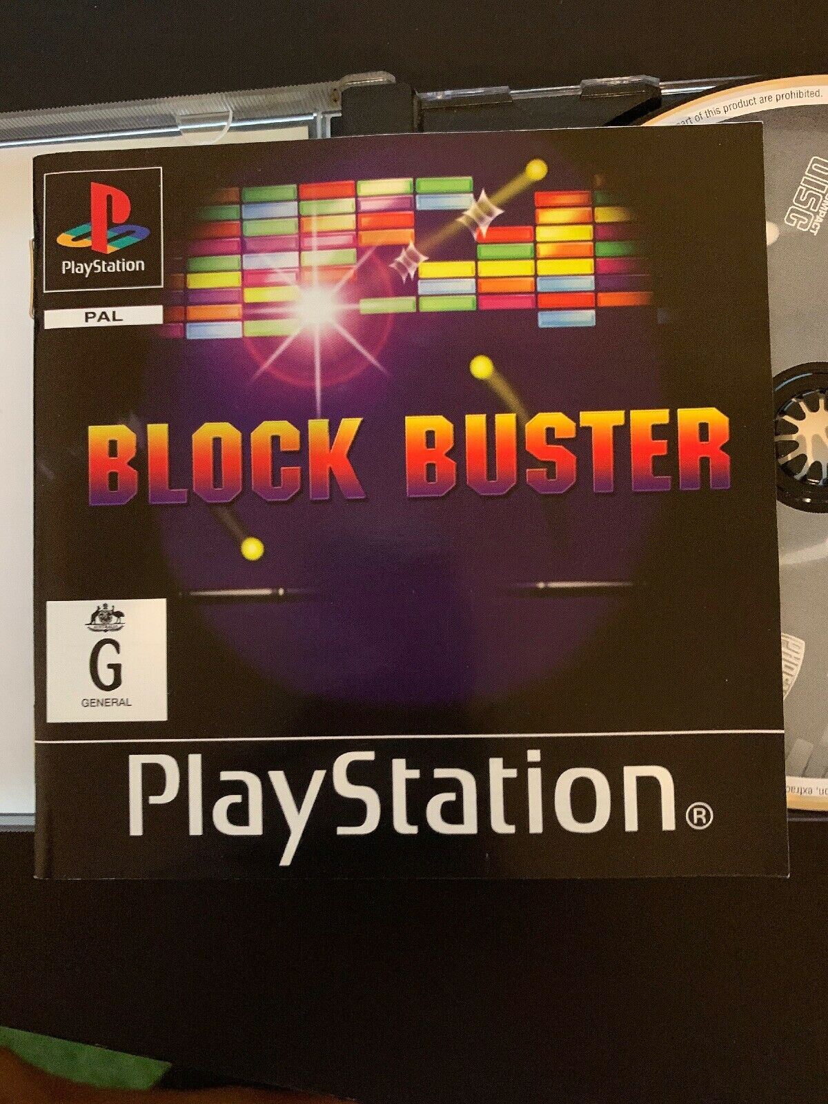 Block Buster PS1 Game With Manual