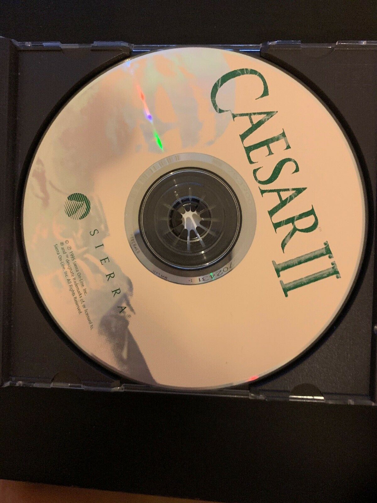 Caesar II CDROM (1995) Sierra Vintage Strategy City Management Building PC Game