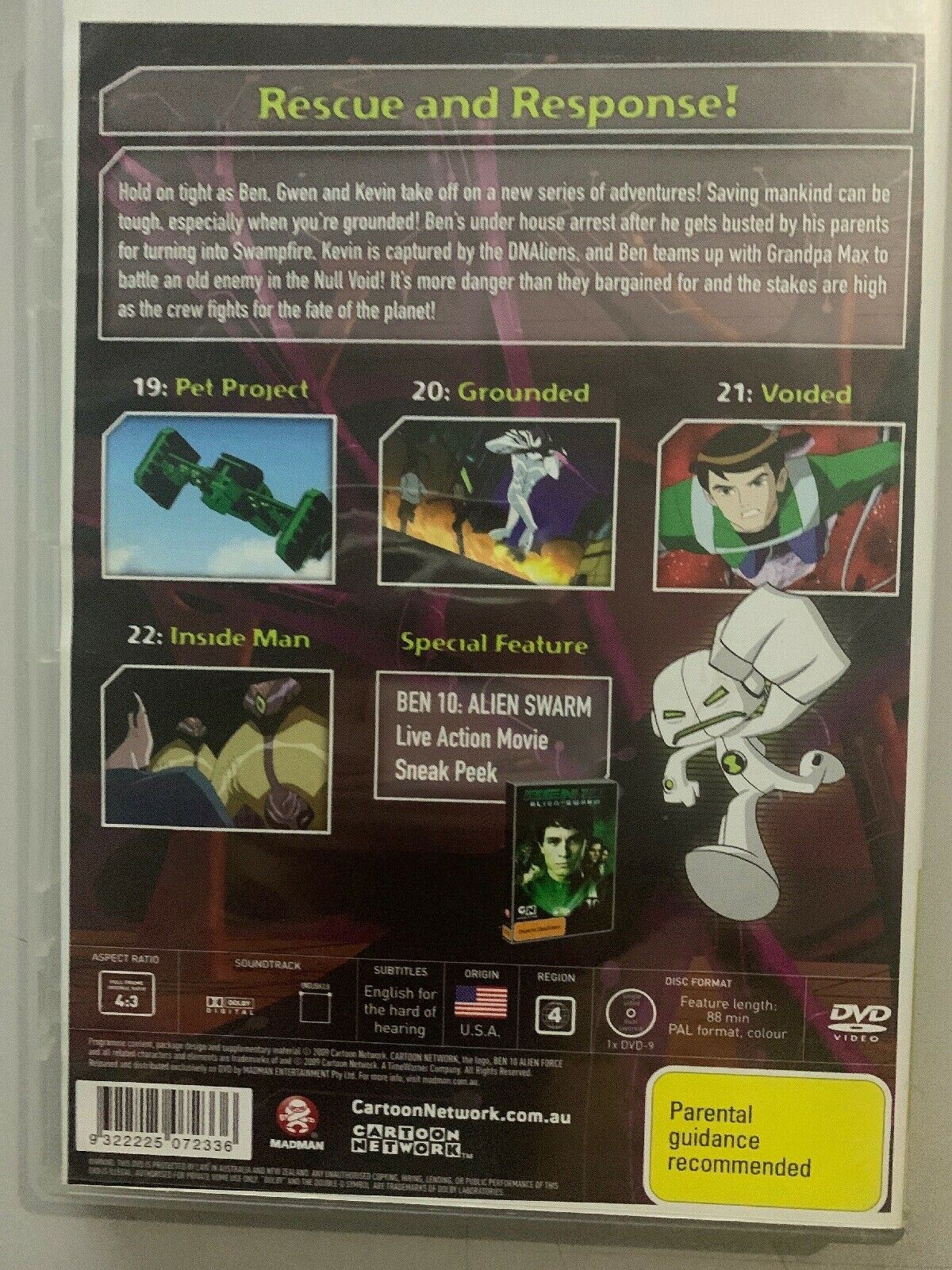 Ben 10 - Alien Force : Vol 10 DVD - Region 4 Free Oz Postage