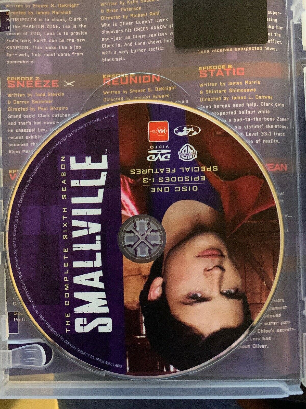 SMALLVILLE SEASON 6 : DVD REGION 4 Free Oz Shipping