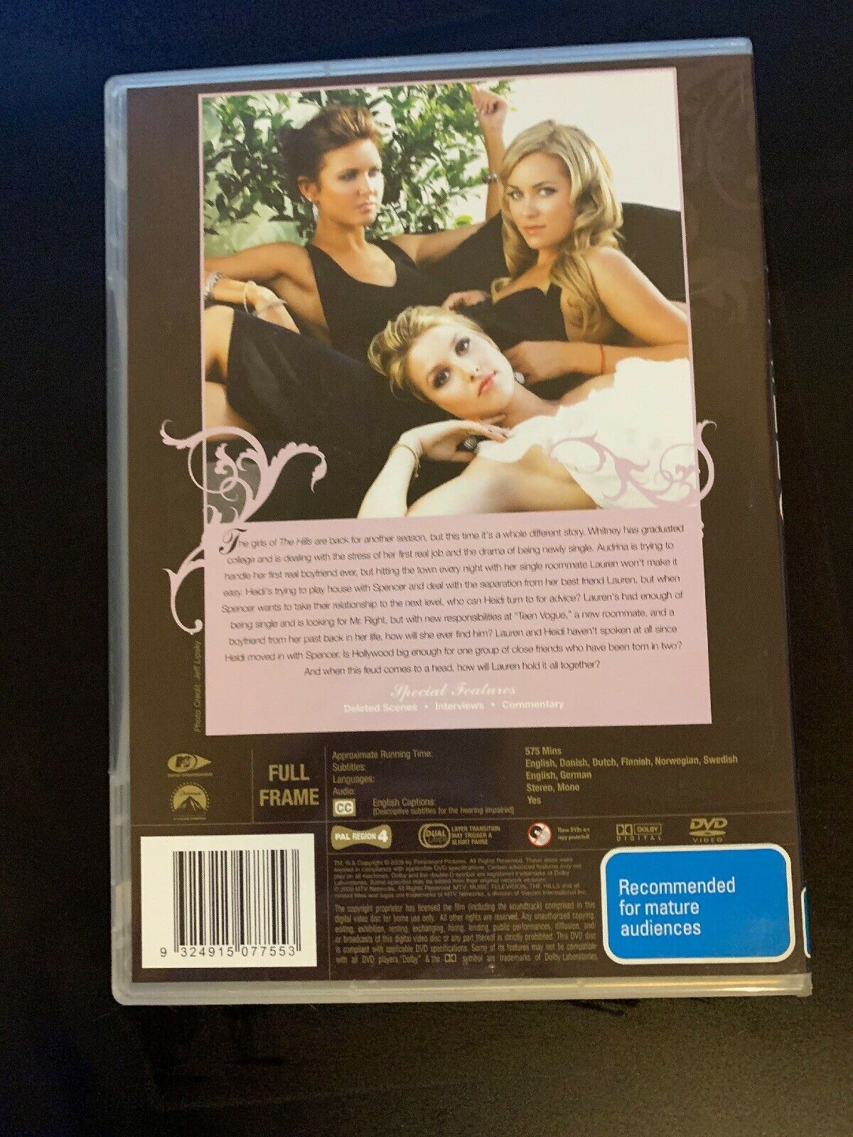 The Hills : Season 3 (DVD, 2009, 3-Disc Set)