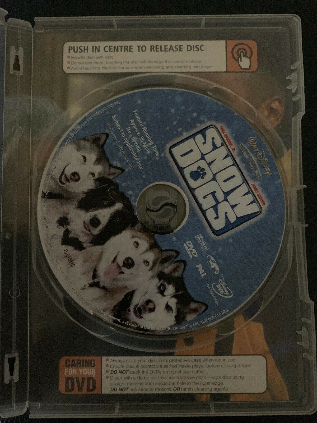 Snow Dogs (DVD, 2003) Disney Movie Region 4 Pal