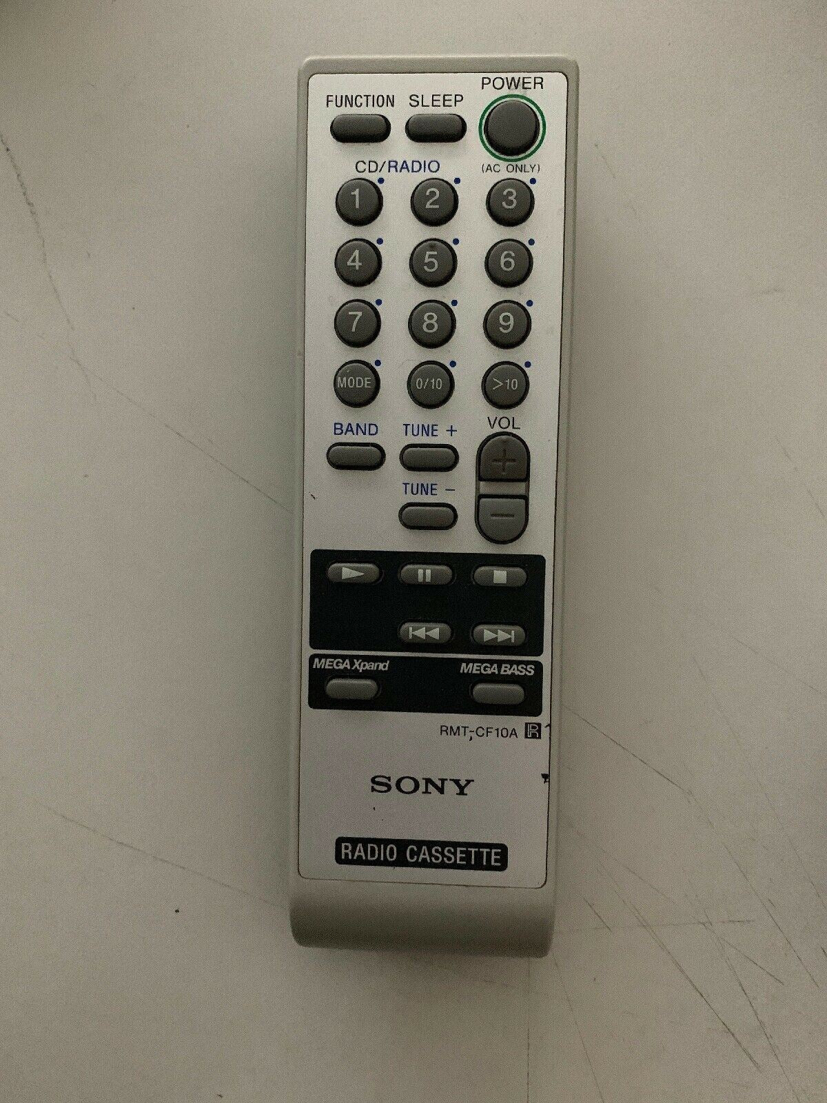Sony RMT-CF10A Remote Control For Radio Cassette