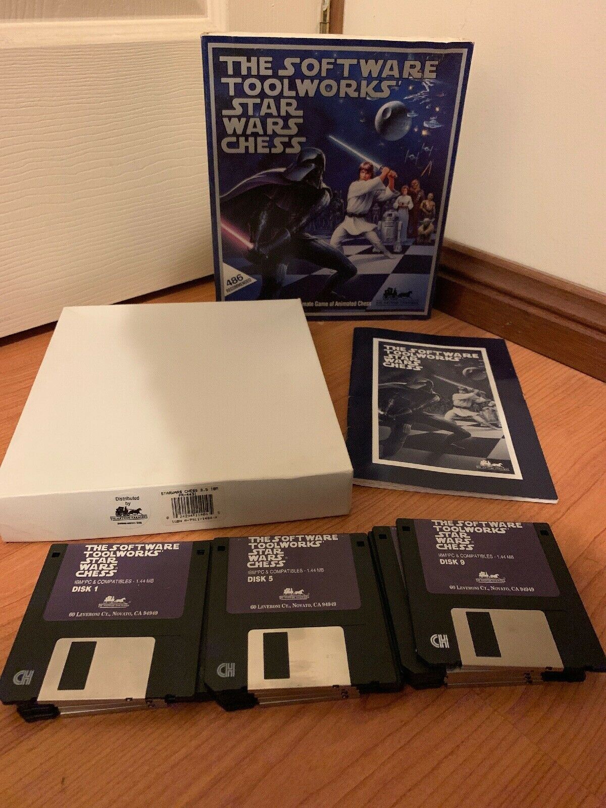 Star Wars Chess - The Software Toolworks Vintage Retro PC Game Complete Box RARE