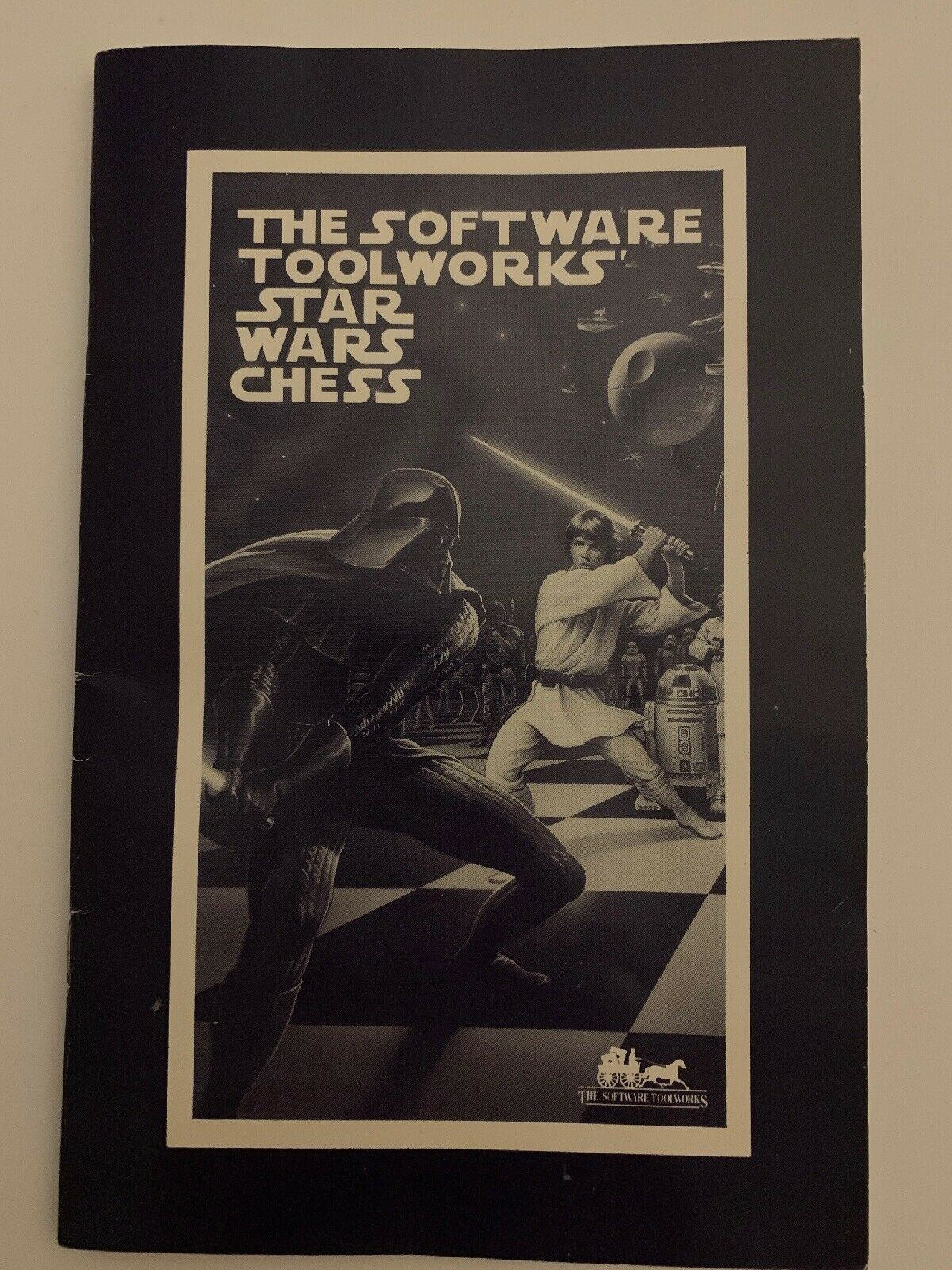 Star Wars Chess - The Software Toolworks Vintage Retro PC Game Complete Box RARE