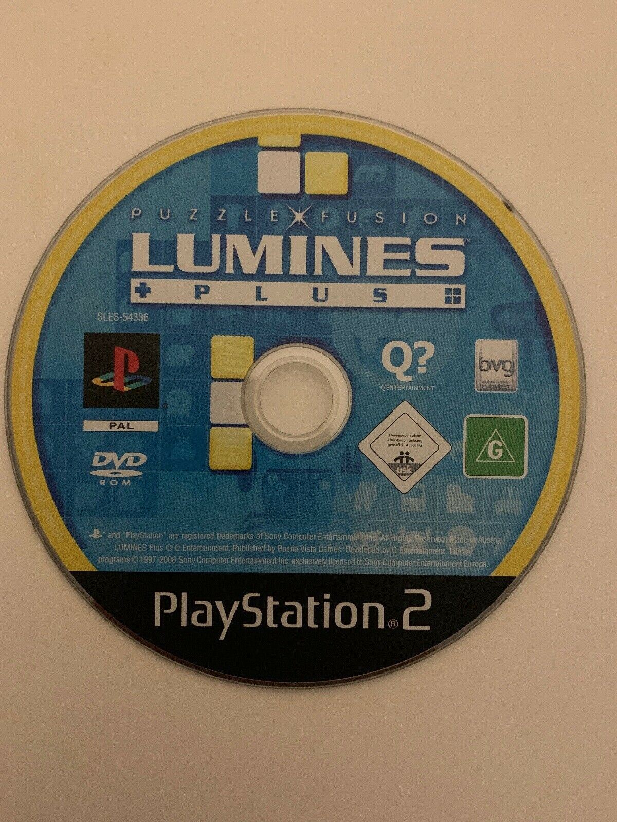 Lumines Plus - Sony Playstation 2 PS2 PAL *Complete* With Manual