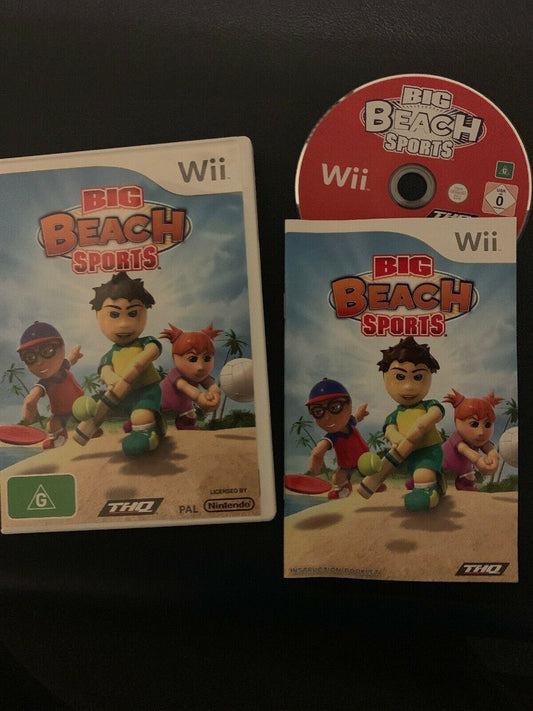 Big Beach Sports (Nintendo Wii) Wii Game - PAL - FREE POST With Manual