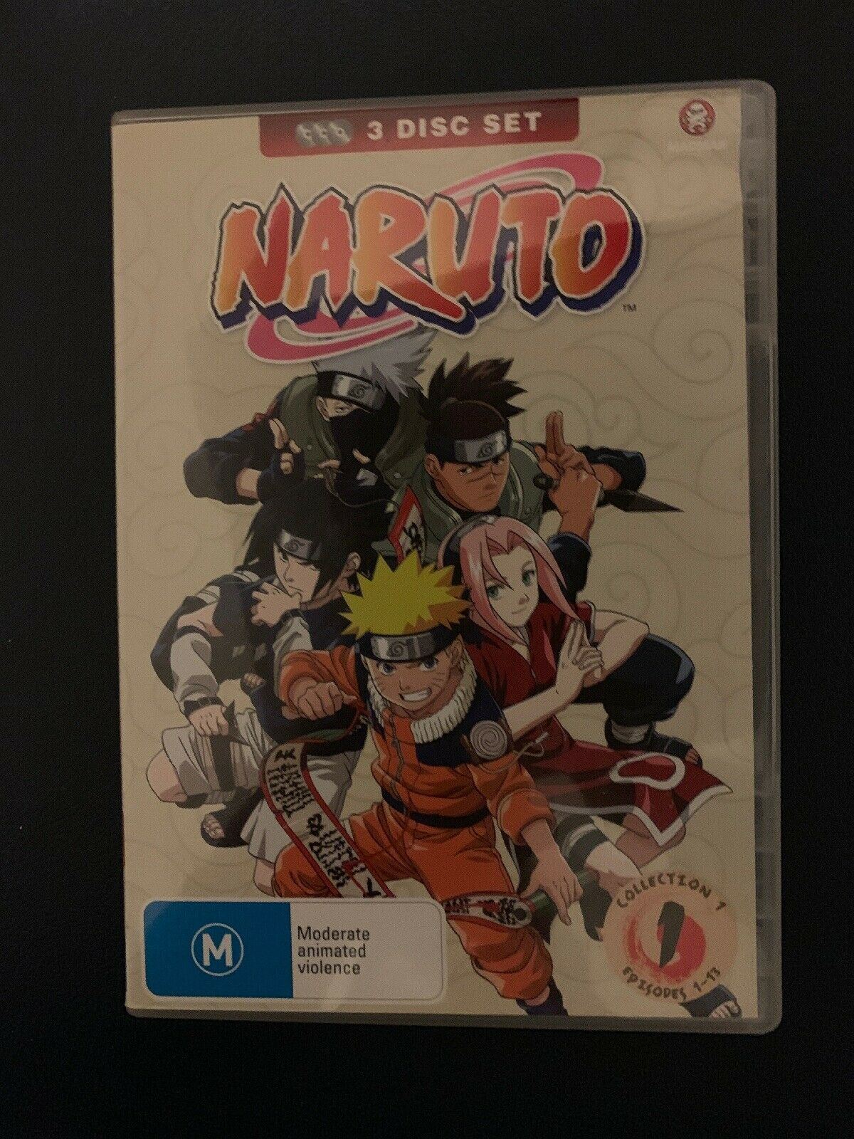 Naruto : Collection 1 : Eps 01-13 (DVD, Region 4) Madman Anime