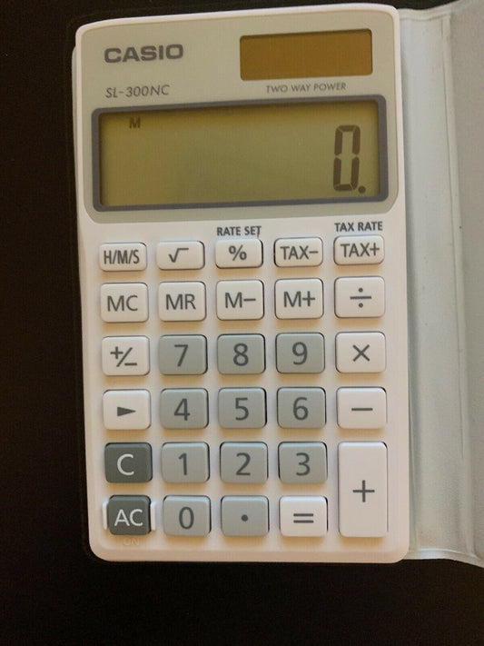 Casio SL-300NC Solar Powered Calculator With Case
