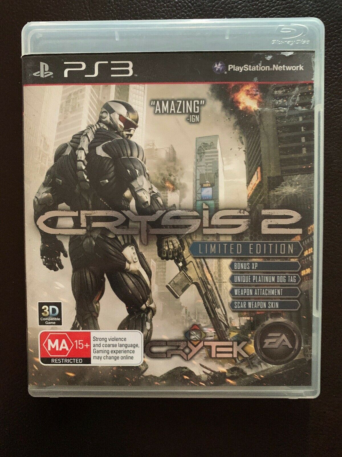 Crysis 2 Limited Edition - for Playstation 3 PS3 With Manual