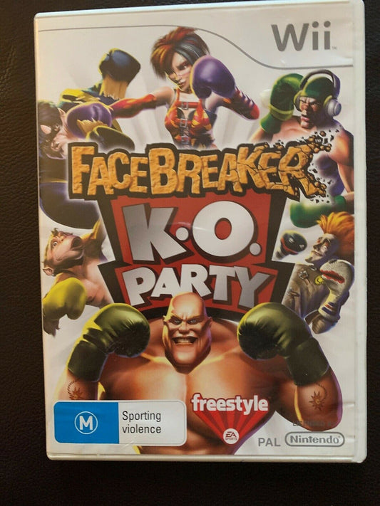 Facebreaker KO Party - Nintendo Wii PAL Boxing Game