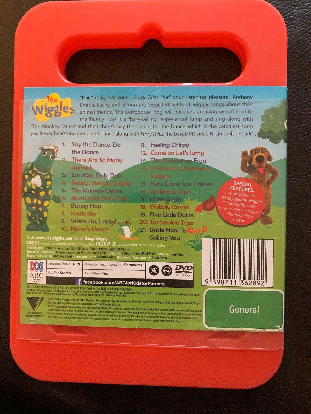 The Wiggles - Furry Tales (DVD, 2013)  Region 4