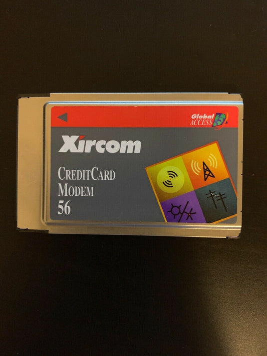 Xircom Credit Card Laptop Modem 56k PCMCIA
