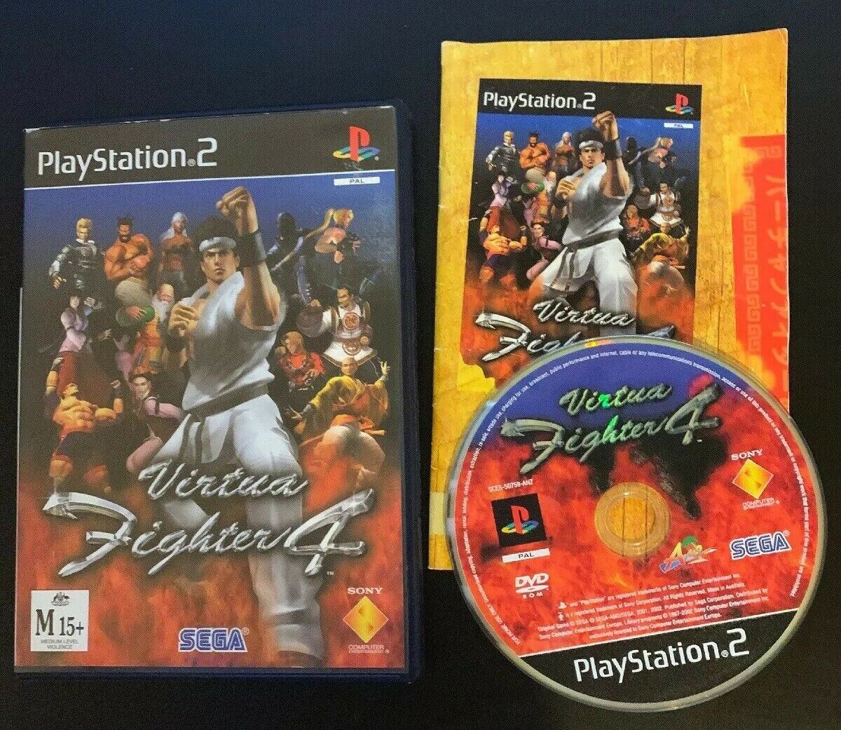 Virtua Fighter 4: Evolution - Playstation PS2 PAL Game Complete With Manual