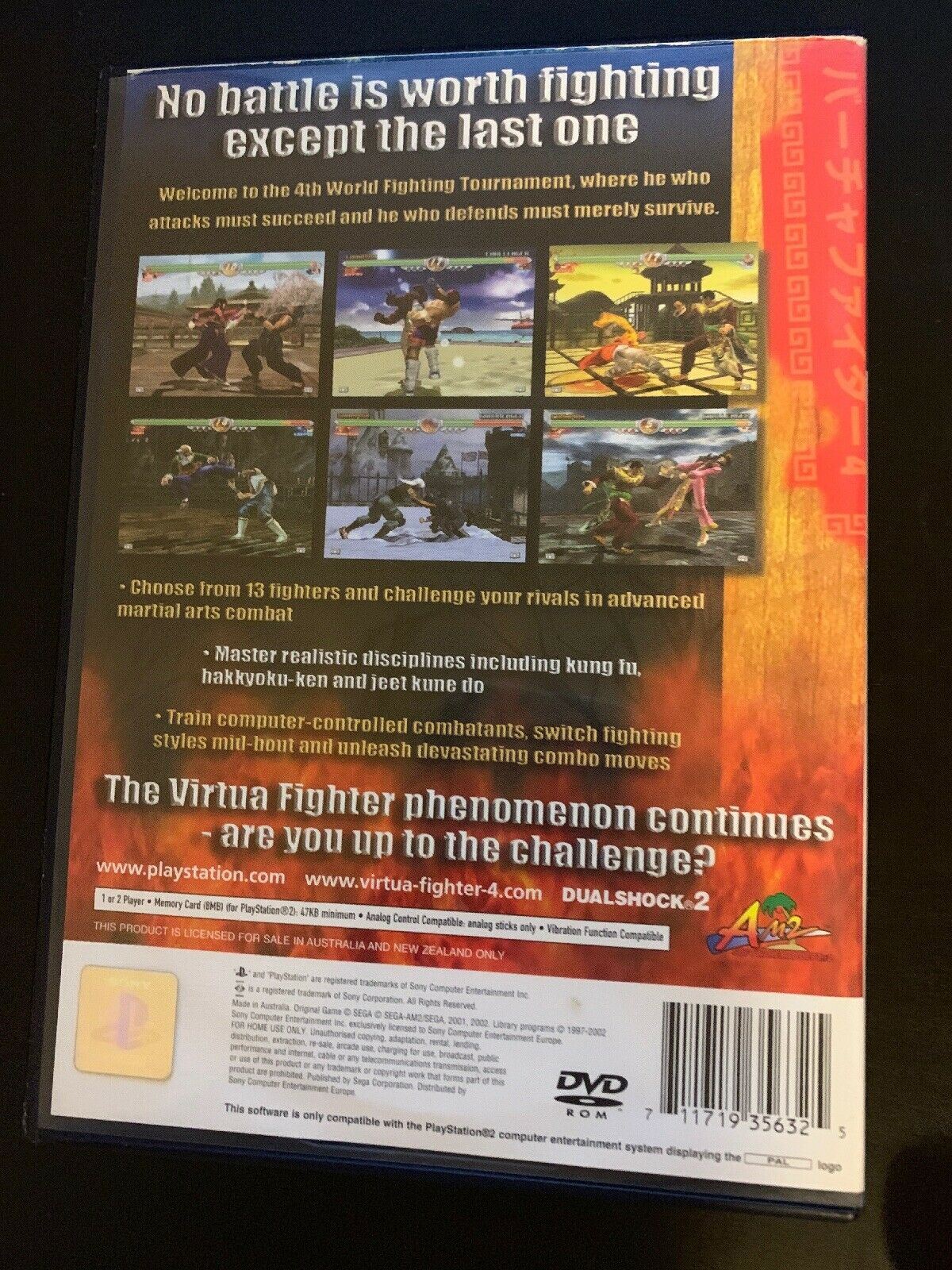 Virtua Fighter 4: Evolution - Playstation PS2 PAL Game Complete With Manual