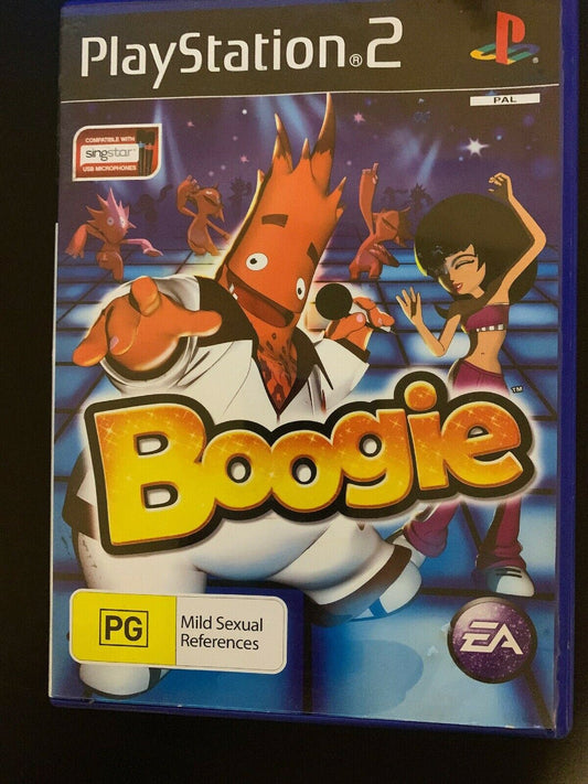 Boogie - Music Dancing & Karaoke Sony Playstation 2 PS2 Game Pop Dance Songs