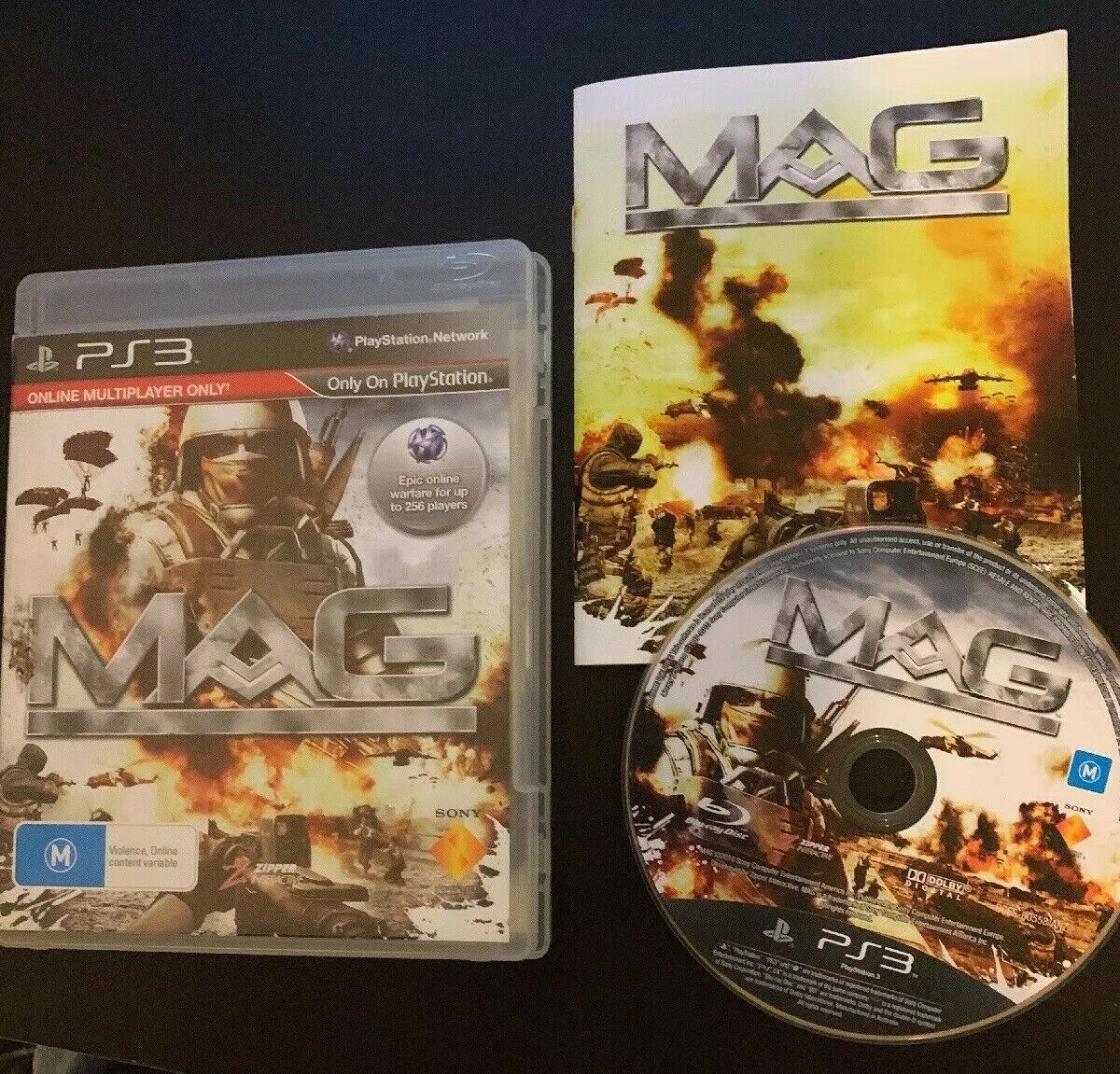 MAG Playstation 3 PS3 GAME PAL With Manual