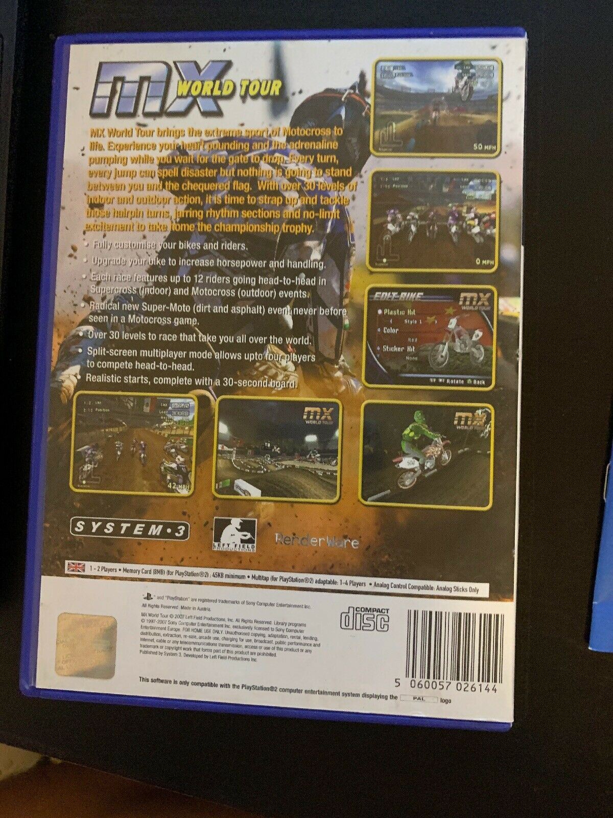 MX World Tour (PS2) With Manual