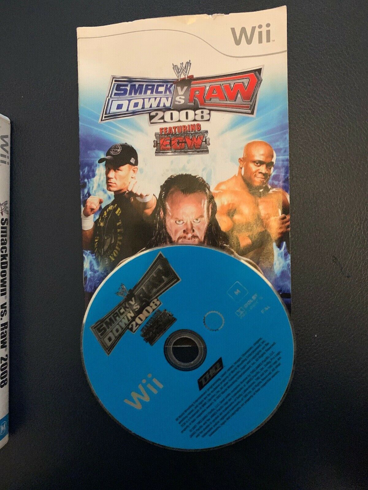 WWE SmackDown vs. Raw 2008 Nintendo Wii With Manual