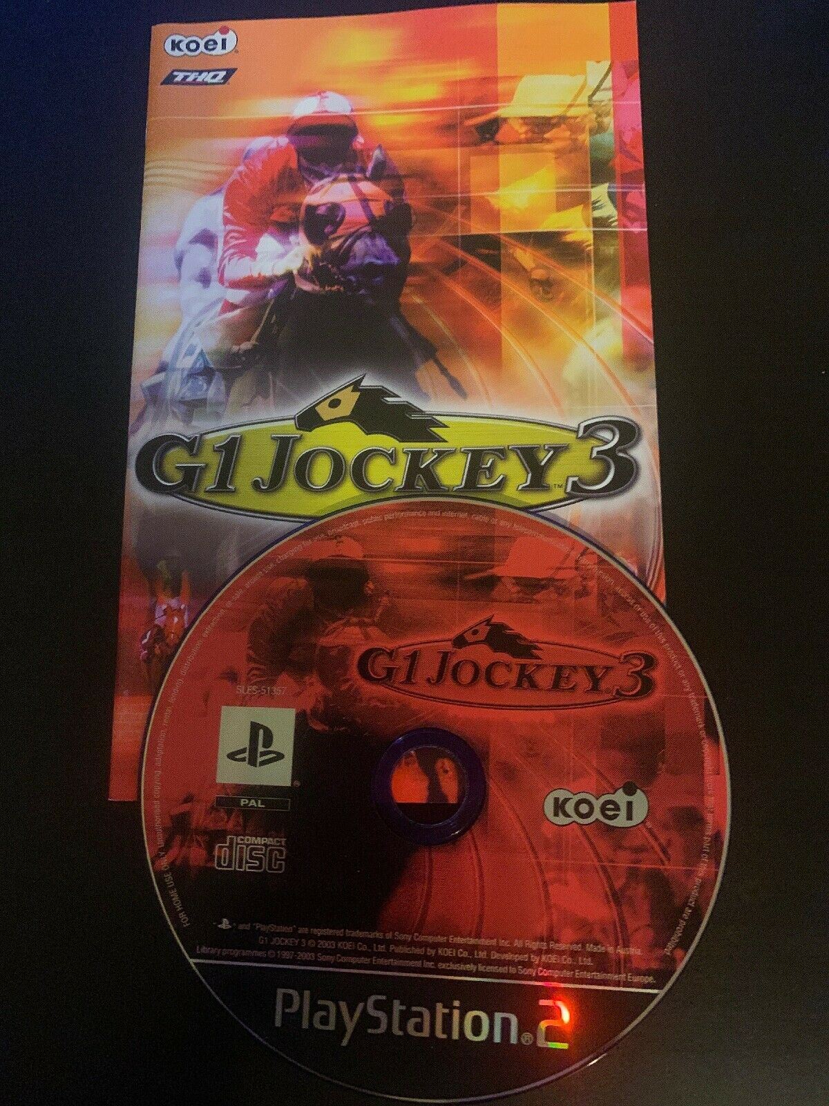 G1 Jockey 3 - Sony PlayStation 2 PS2 PAL Complete With Manual