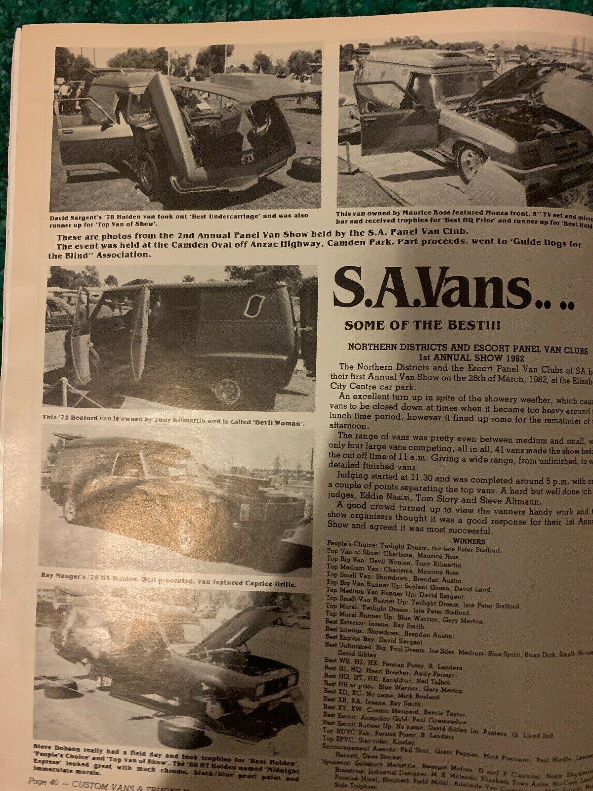 Custom Vans And Trucks Number 27 January 1983 New Zealand Truck Show