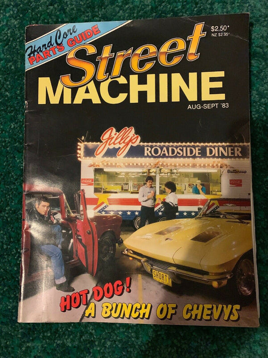 Street Machine Magazine August-September 1983 A Bunch Of Chevy's