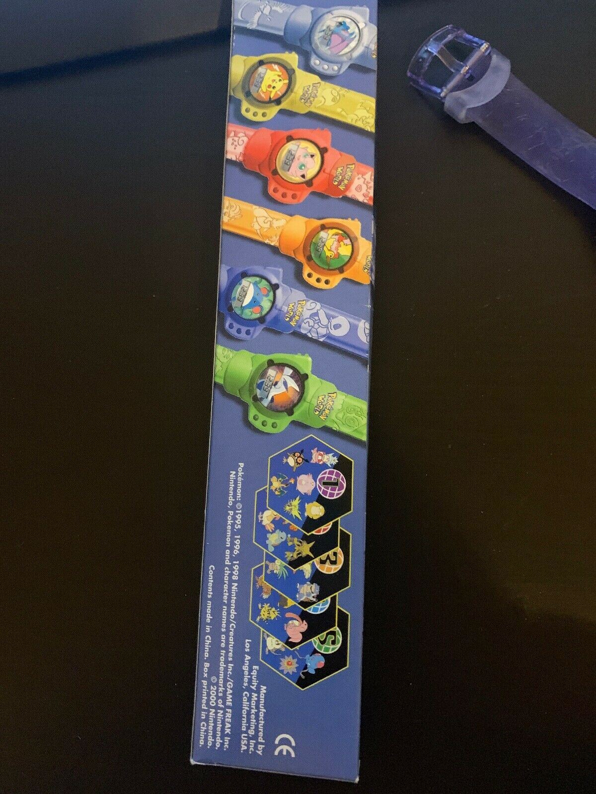 *Rare* Nintendo Pokemon Blue Marill World Watch (2000) With Box And Instructions