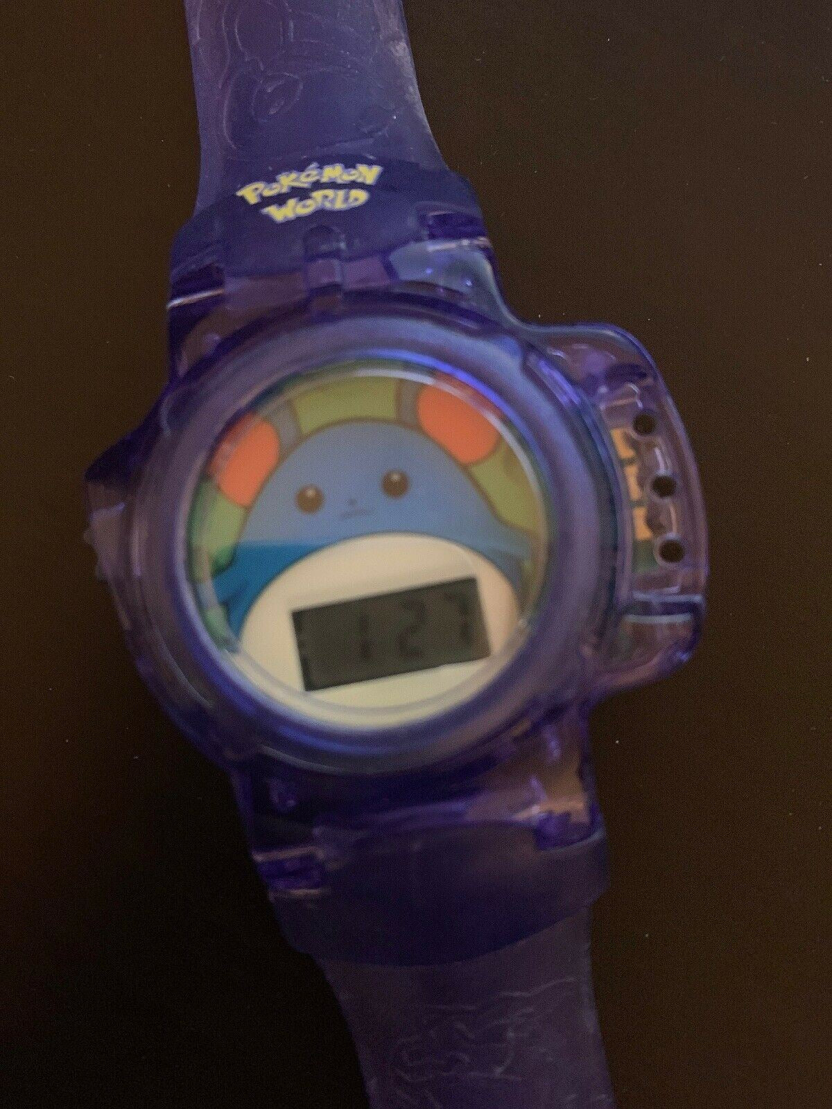 *Rare* Nintendo Pokemon Blue Marill World Watch (2000) With Box And Instructions