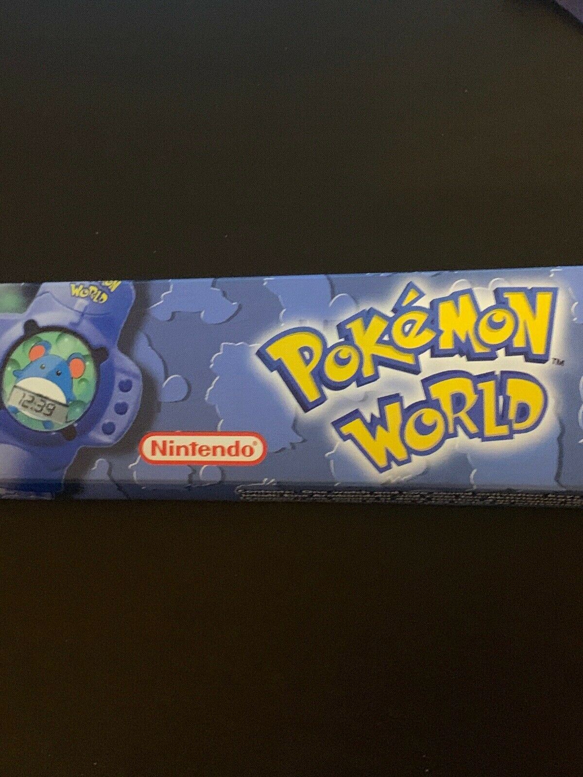 *Rare* Nintendo Pokemon Blue Marill World Watch (2000) With Box And Instructions