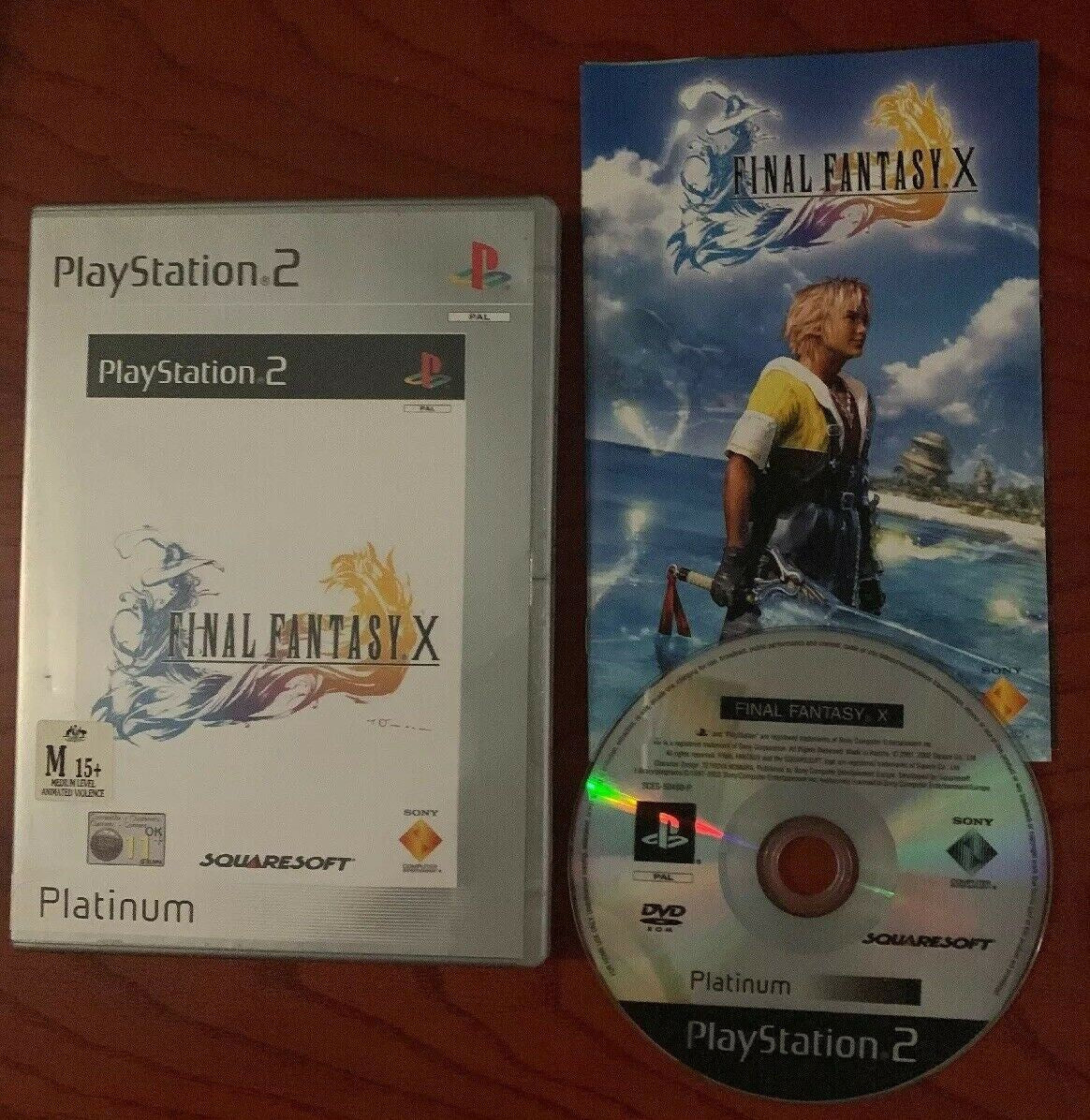 Final Fantasy X Platinum Edition Playstation 2 PS2 With Manual