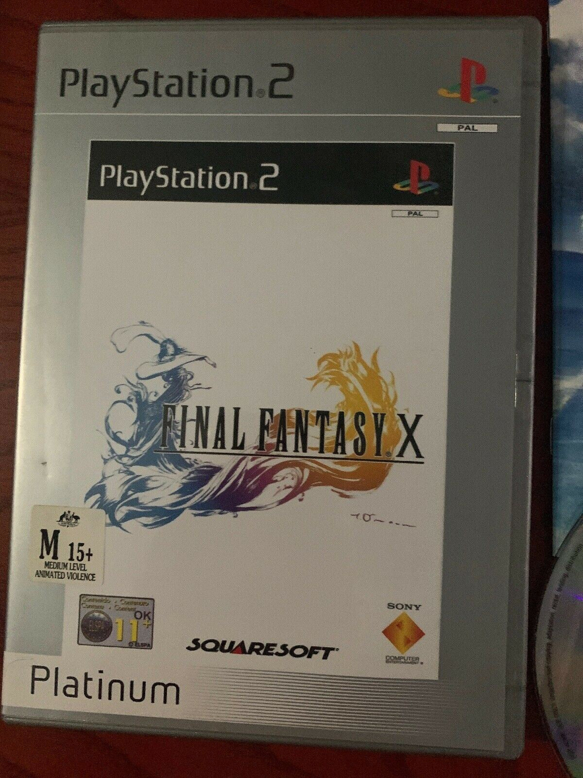 Final Fantasy X Platinum Edition Playstation 2 PS2 With Manual