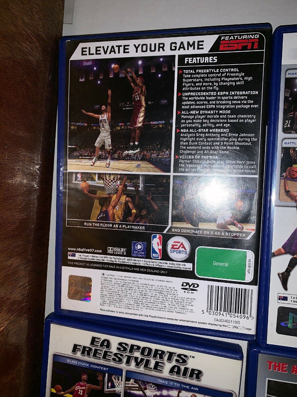 4x NBA PS2 Games - NBA Live 2005, ESPN 2K5, NBA Live 2005, NBA Live 07