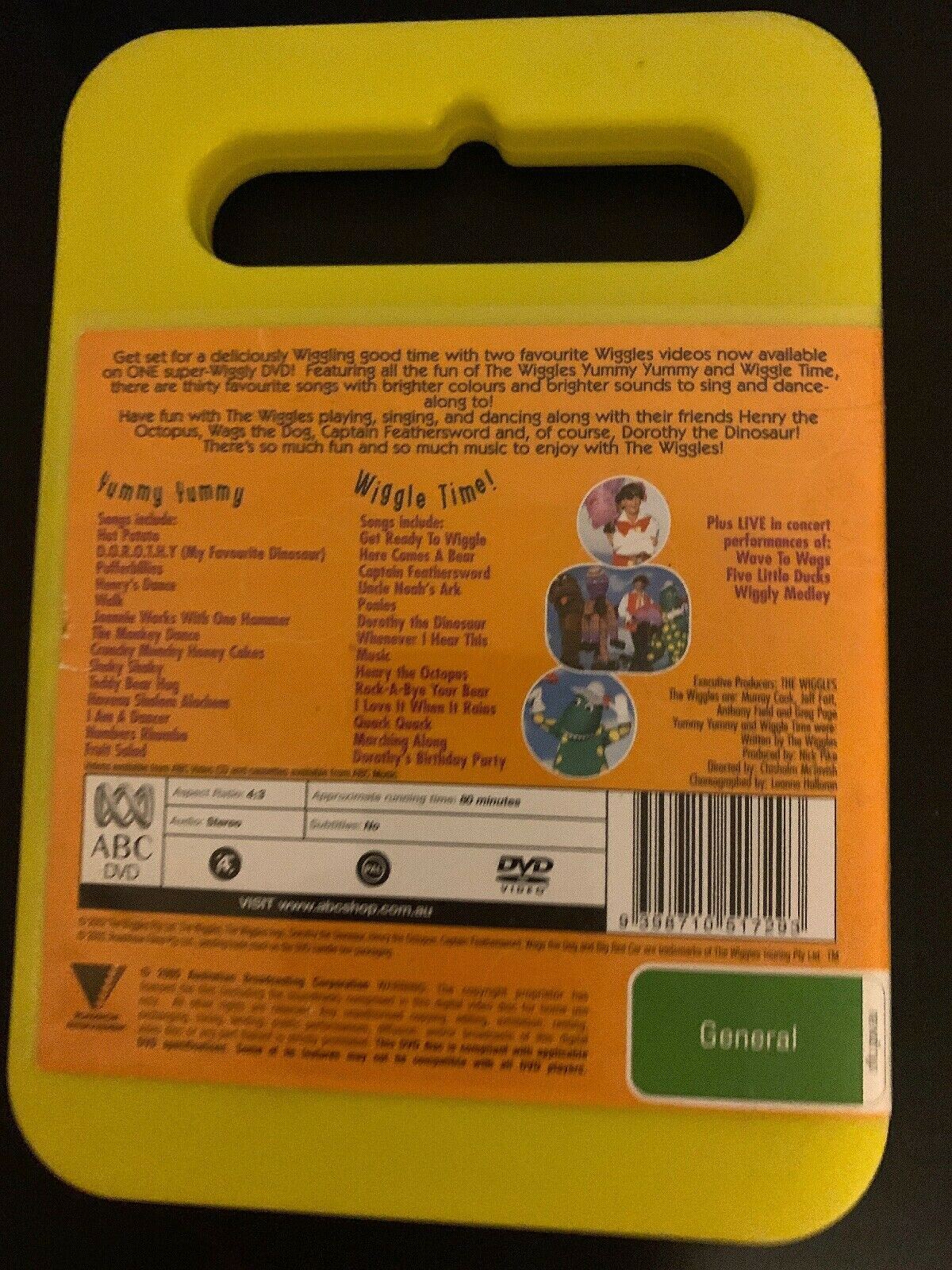 The Wiggles - Wiggle Time! / Yummy Yummy (DVD, 2005)