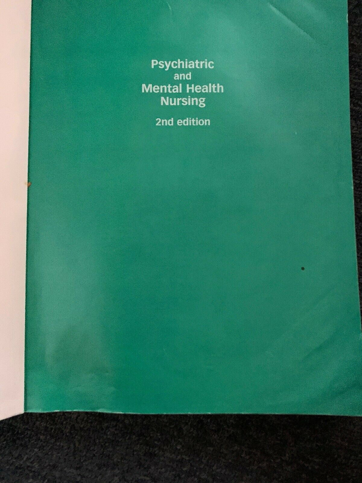 Psychiatric and Mental Health Nursing 2nd Edition Elder, Nizette, Nizette