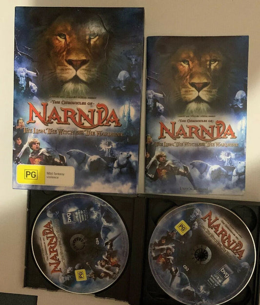 Chronicles of Narnia: Lion Witch Wardrobe - PC Windows Game (2005) With Manual