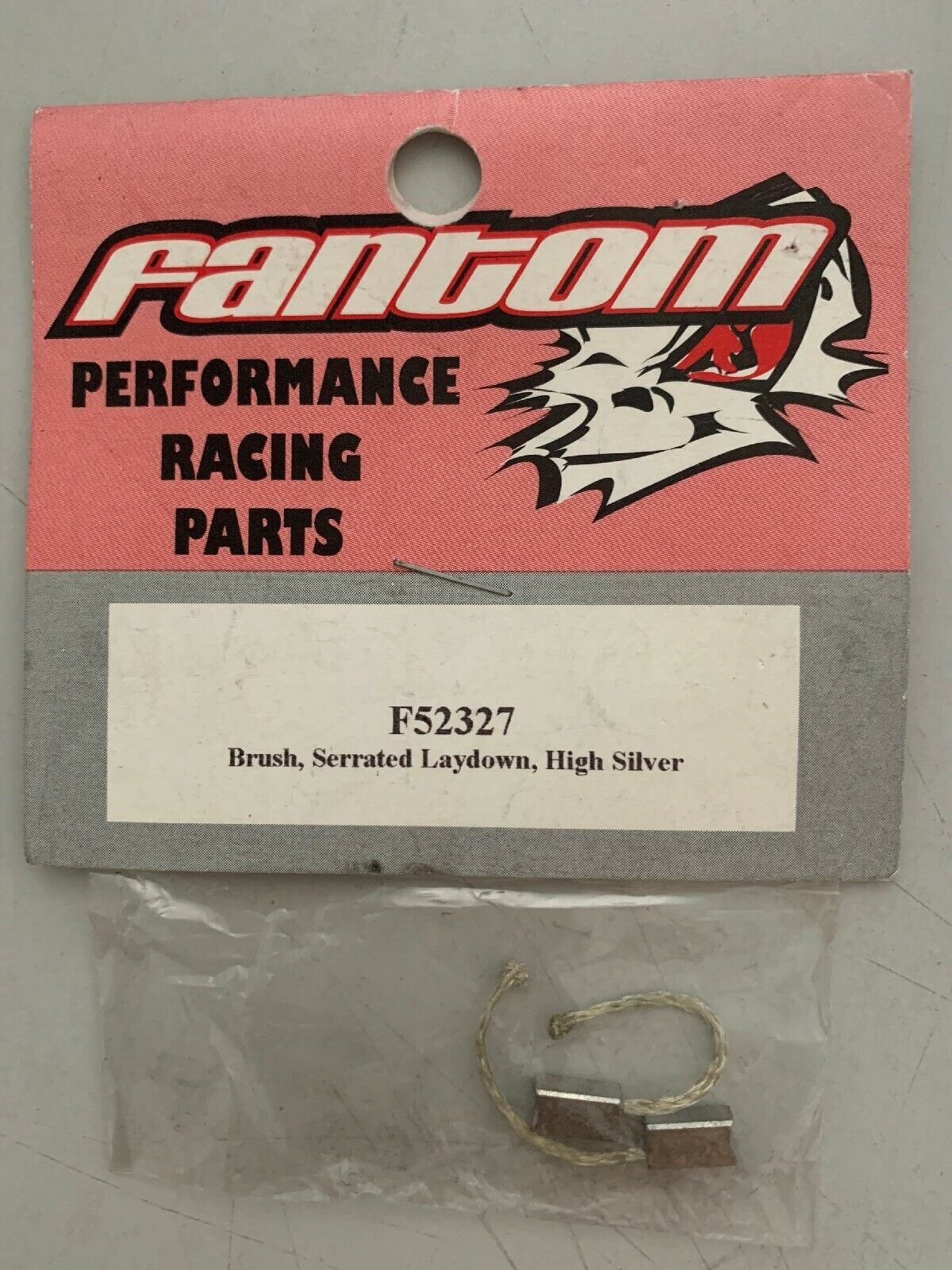 Fantom F52327 Brush, Serrated Laydown, High Silver Performance Racing Parts