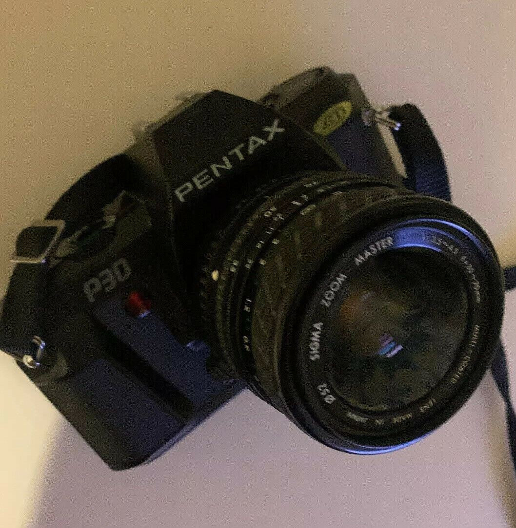 Pentax P30 SLR Film Camera With Sigma Zoom Master 35-70mm Lens *Parts Only*