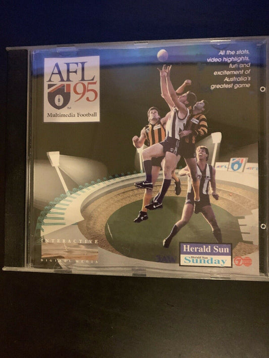 *RARE* AFL 95 Multimedia Football CDROM Interactive Digital Media PC MS-DOS