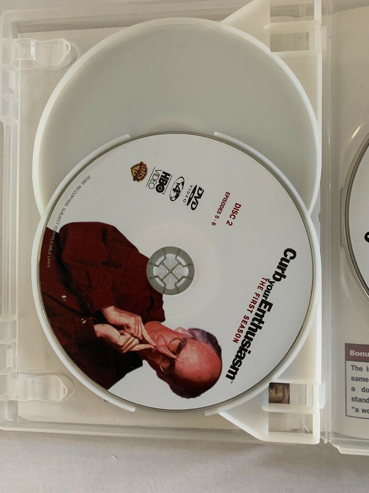 Curb Your Enthusiasm : Season 1 (DVD, 2004, 3-Disc Set)