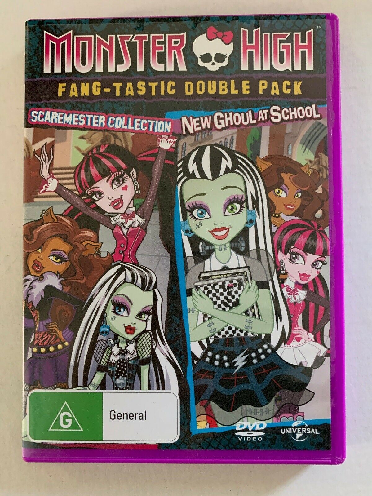 Monster High - Scaremaster Collection / New Ghoul In School (DVD, 2015)