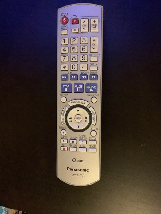 Genuine Panasonic EUR7659D0 Remote Control G-Code For DVD TV