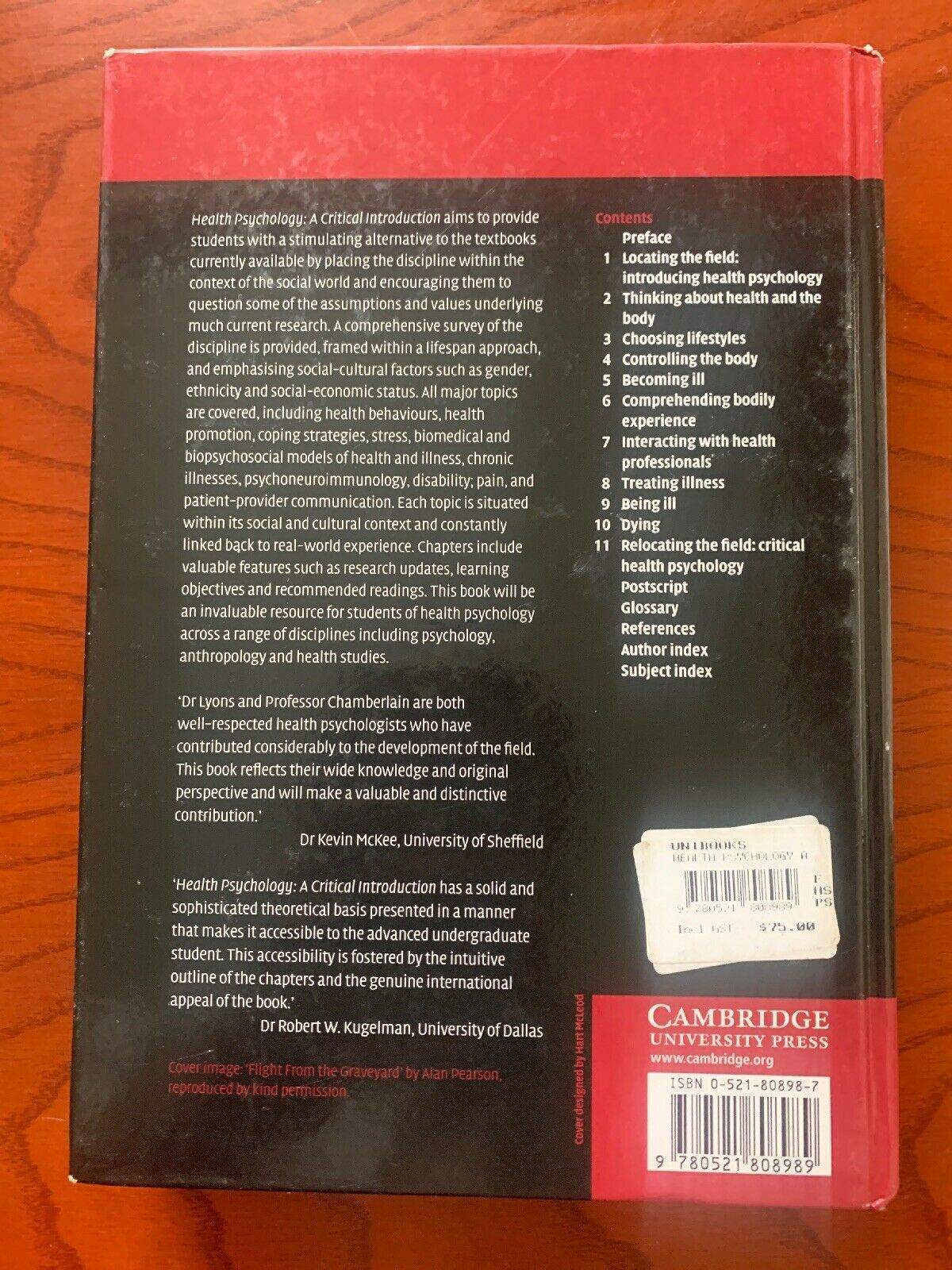 Health Psychology: A Critical Introduction by Antonia C. Lyons, Kerry...