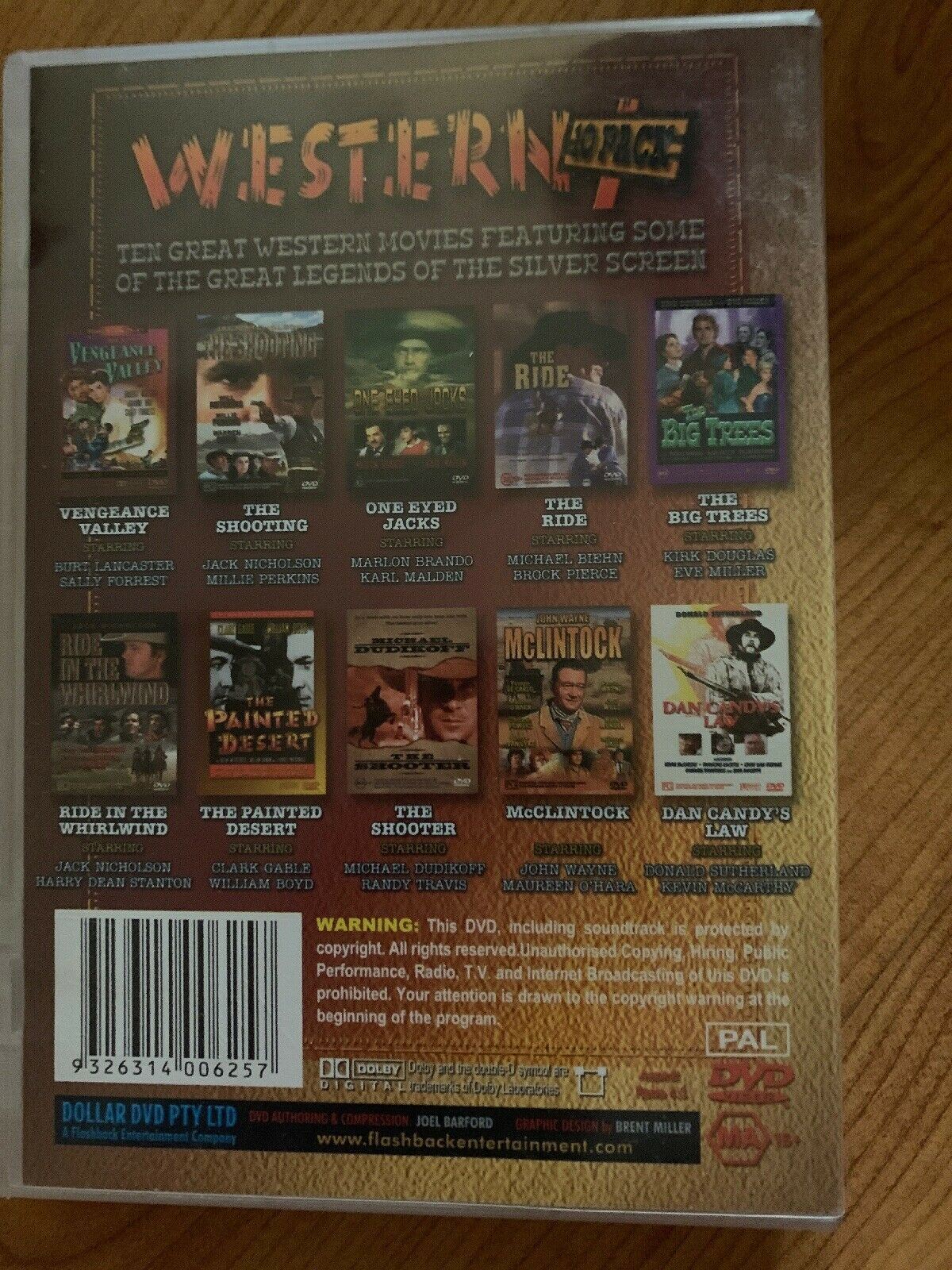 Western 10 Pack Set (DVD) Region ALL