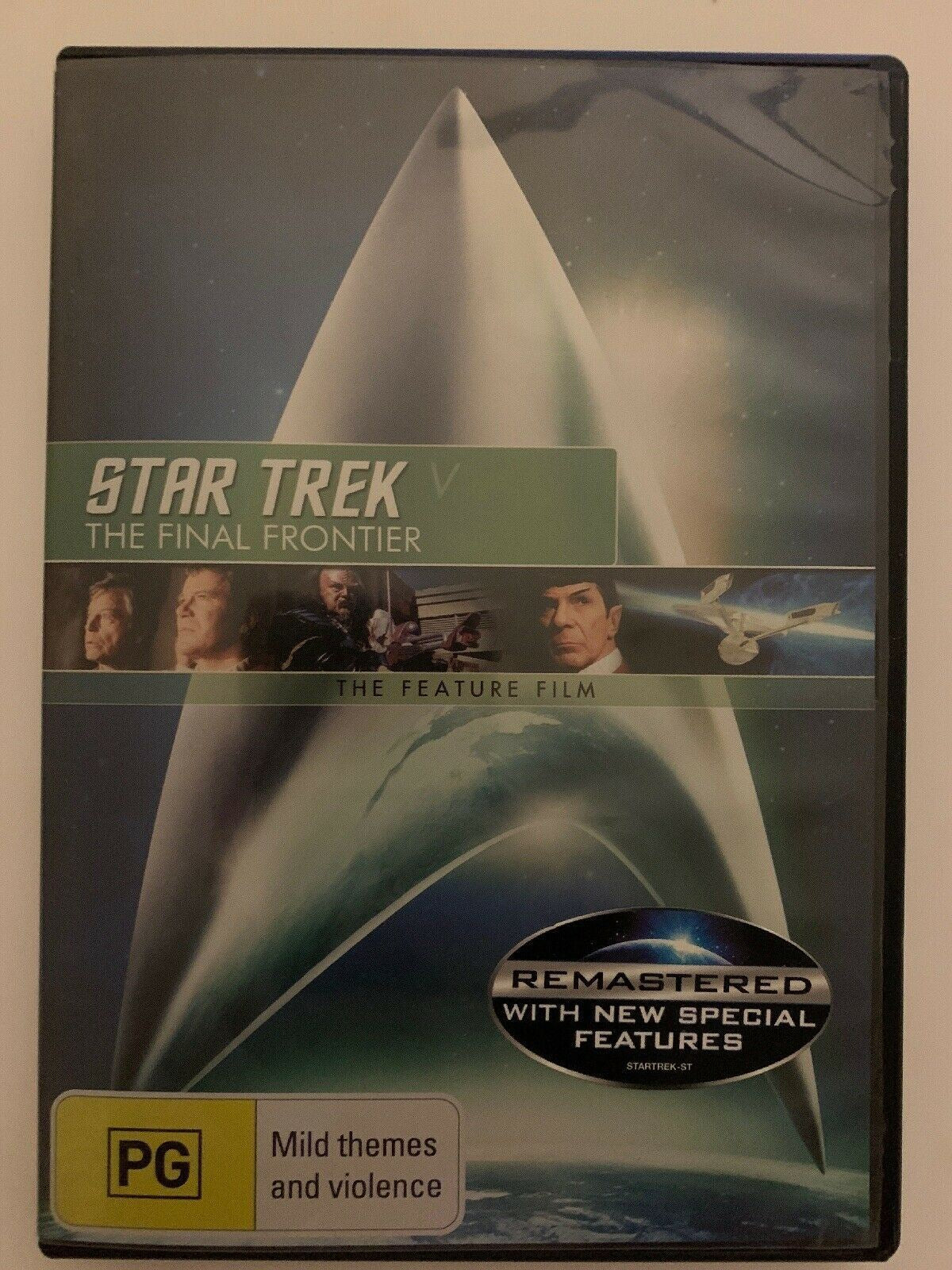 Star Trek V 5 - The Final Frontier (DVD, 1989) Leonard Nimoy, William Shatner