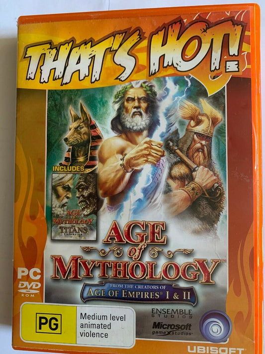 Age of Mythology: Gold Edition PC Game + The Titans Expansion RTS Myth Strategy