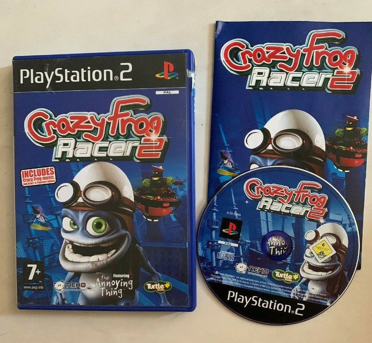 Crazy Frog Racer 2 PS2 PAL *Complete* With Manual