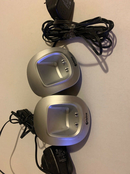 2x Telstra 8200/8200a Extension Charger And AC Adapter