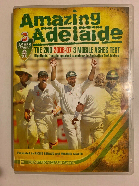 Amazing Adelaide - The 2nd 2006/7 Mobile Ashes Test (DVD, 2006)